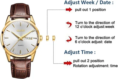 Vista 6 de Verhux Relojes de pulsera para hombre, impermeable, analógico, de cuarzo, para hombre, de cuero, regalos para él