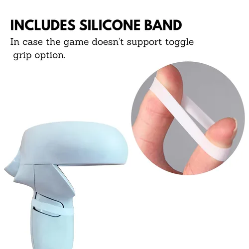 Vista 6 de VR Golf Club Handle Grip Attachment for Oculus Quest 2 Controllers Extension Games Accessories Realism Swing Golf Adapter for Virtual Reality Right