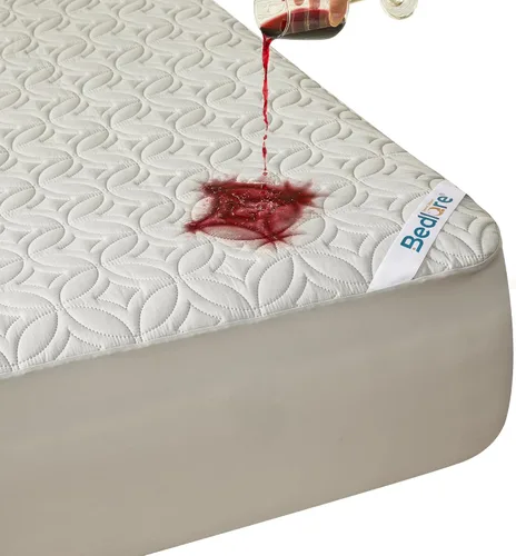 Vista 14 de BEDLORE Protector de colchón impermeable, protector de colchón de tamaño individual con bolsillo profundo de 6 a 15 pulgadas de profundidad, suave