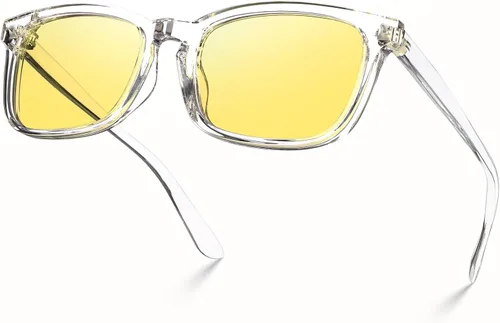 Vista 26 de VISOONE - Lentes cuadrados con bloqueo de luz azul y antireflejante para computadora, videojuegos; para mujeres y hombres MONTANA