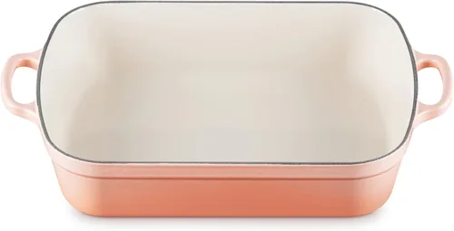 Vista 17 de Le Creuset Tostador rectangular Signature de hierro fundido esmaltado, 5.25 cuartos de galón (9.8" x 13"), Artichaut