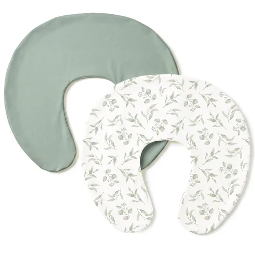 Vista 16 de Konssy Paquete de 2 Fundas para Almohada de Lactancia, Funda de Lactancia Elástica y Suave para Amamantar, Funda de Almohada para Bebés Niñas Niños