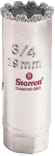 Vista 51 de Starrett KD0100-N - Holesaw de grano de diamante de 1 pulgada