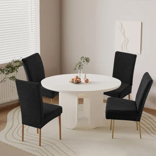 Vista 98 de Fundas impermeables para sillas de comedor, fundas elásticas para sillas Parsons, para comedor, cocina, funda protectora para silla de comedor