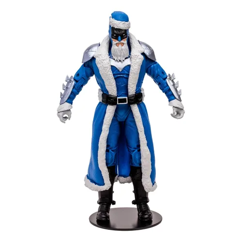Vista 5 de DC Multiverse Batman Santa (Blue) Gold Label 7in Action Figure McFarlane Toys