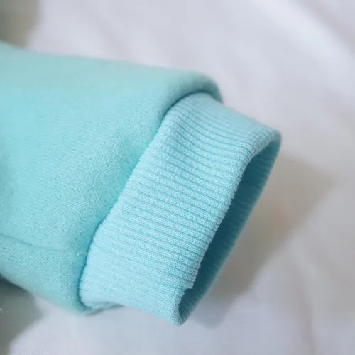 Vista 5 de Sudaderas azules con capucha para perros pequeños y medianos, sudadera con capucha de Navidad con bolsillo, sudadera con capucha para mascotas