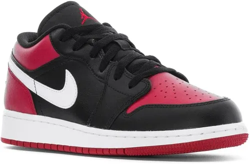 Vista 3 de Jordan Big Kid 1 Low NegroGym Rojo-Blanco (553560 066)