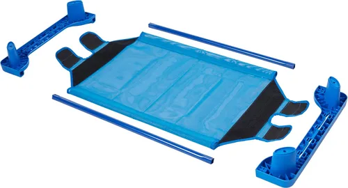 Vista 12 de ECR4Kids Cama/catre estándar para niños pequeños (Paquete de 6), Azul, 1 Breathable mesh, GREENGUARD Gold Certified, 75 lb capacity, space-saving