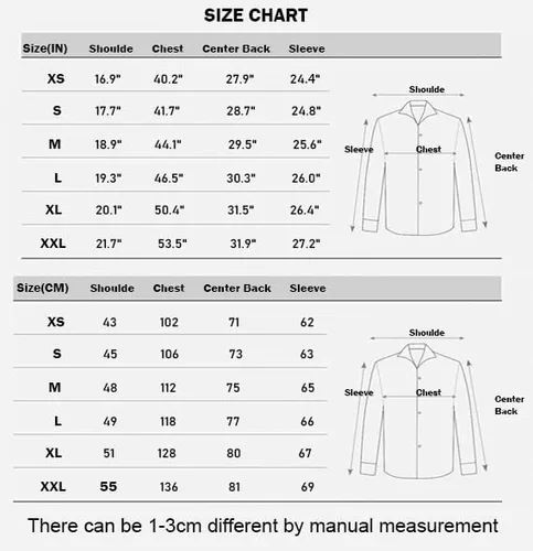 Vista 6 de Camisas de vestir para hombre, atléticas, ajustadas, de manga larga, elásticas, casuales, con botones