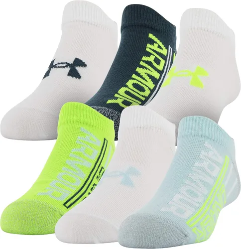 Vista 8 de Under Armour Calcetines ligeros invisibles Essential 2.0 para niños (paquete de 6)