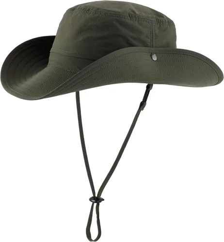 Vista 2 de Connectyle Sombrero de sol para hombres y mujeres al aire libre con protección UV Safari sombrero para pesca, senderismo, jardinería, sombrero