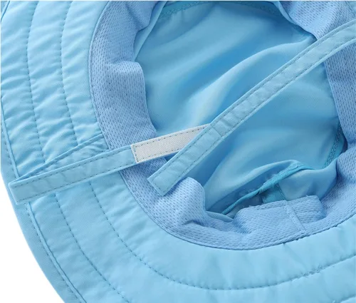 Vista 7 de Connectyle Sombrero de sol para niños y niñas, sombrero de pescador de ala ancha UPF 50+, sombrero de protección solar, sombrero transpirable