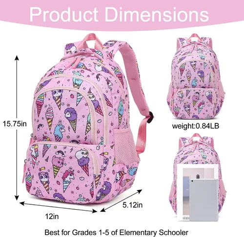 Vista 6 de CLUCI Mochila para mujer, paquetes con mochila para niños y niñas