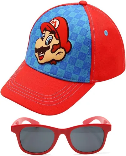 Vista 11 de Nintendo Boys' Nintendo Boys' Baseball Cap Pop 3d negro