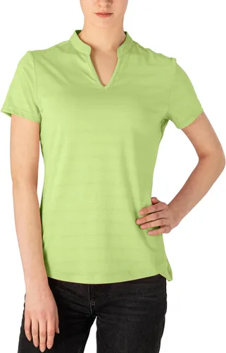 Vista 59 de Gopune Polo de golf con cuello en V para mujer, sin cuello, manga corta, ligera, de secado rápido, camisetas de tenis para correr