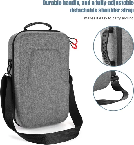 Vista 5 de ProCase Hard Travel Case Compatible for Meta Oculus Quest 2Oculus Quest VR Gaming Headset and Controllers Accessories, Shockproof Hard Shell
