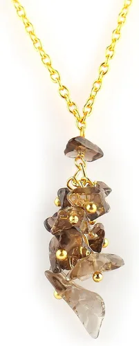 Vista 9 de TGH Collar con piedras preciosas naturales en Y, colgante de cristal curativo chapado en oro, cadena de latón de 16 + 2 pulgadas, joyería espiritual