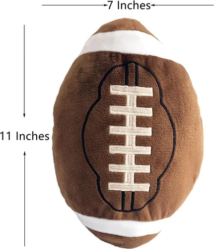 Vista 2 de Almohada de felpa de fútbol esponjosa y duradera, almohadas de fútbol rellenas, almohada de fútbol para lanzar, balón deportivo suave, pelota