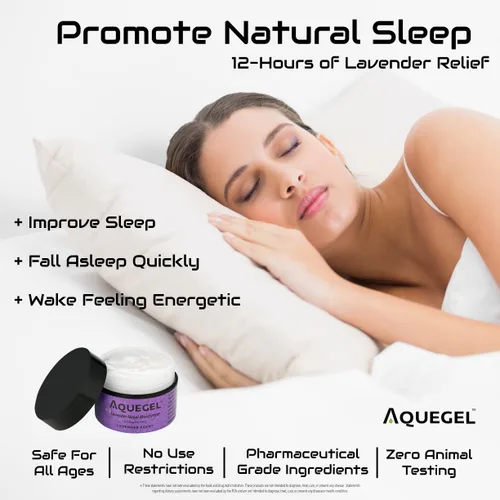 Vista 5 de Aquegel Hidratante nasal+lavanda (sueño fácil), alivio de la sequedad nasal de 12 horas, gel de nariz a base de agua, hidratante nasal con terapia