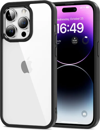 Vista 185 de HOOMIL Funda para iPhone 7 Plus/iPhone 8 Plus de 5.5 Pulgadas, sin amarillamiento, protección contra caídas, cubierta trasera dura transparente