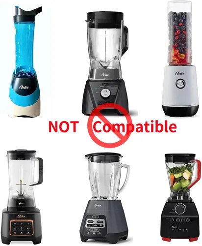 Vista 8 de Piezas de repuesto Frasco de vidrio de 6 tazas con cuchilla, compatible con licuadoras Oster