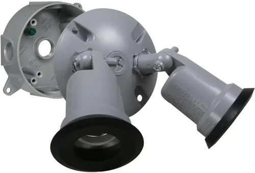 Vista 3 de Hubbell-Bell LT233WH Kit de Luz de Inundación Tradicional para Exteriores, Blanco