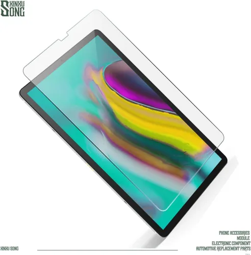 Vista 5 de Protector de pantalla para Galaxy Tab S5e (paquete de 3) Protector de pantalla de vidrio templado transparente ultra fino antiarañazos HD