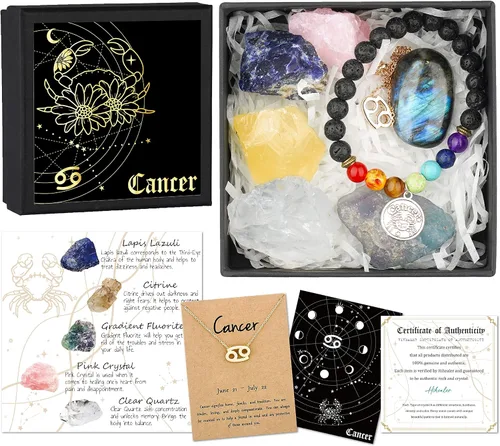 Vista 17 de Hihealer Regalos del zodiaco para mujeres, regalos espirituales, regalos del zodiaco, regalos de astrología para mujeres, regalos de horóscopo