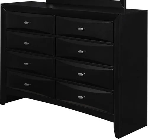 Vista 5 de Global Furniture tapizado, Madera Negro