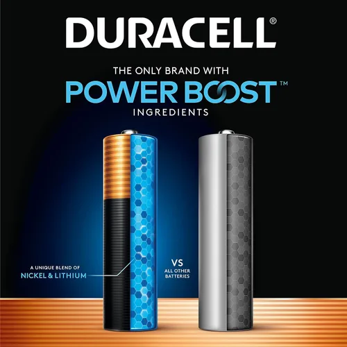 Vista 2 de Duracell MN1500BKD - Paquete de 36 pilas AA alcalinas de larga duración para dispositivos domésticos, controles remotos, juguetes y linternas