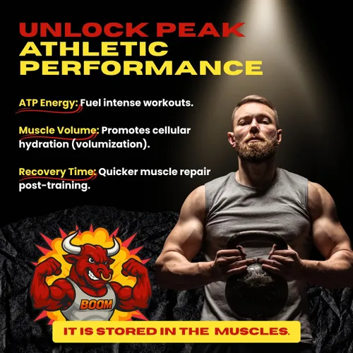 Vista 4 de Creatina para fuerza y producción de energía muscular, 0.18 oz por porción, polvo micronizado, pre-entrenamiento, salud muscular, suplemento