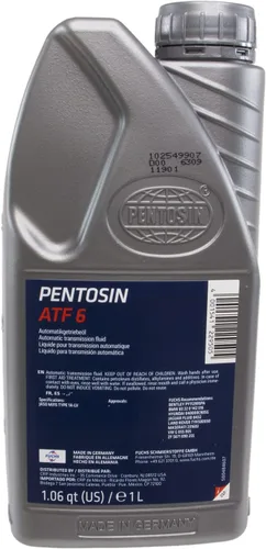 Vista 6 de Pentosin 1058106 ATF 6 - Líquido de transmisión automática totalmente sintético de larga duración para Aston Martin, Audi, Bentley, Jaguar, Land