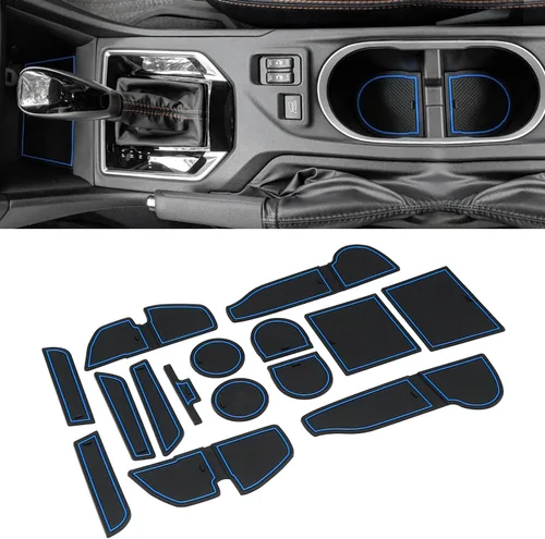 Vista 11 de Inserto de portavasos para Subaru Crosstrek 2023 2022 2021 2020 2019 2018 y para Subaru Impreza 2017-2023 Alfombrilla de consola central