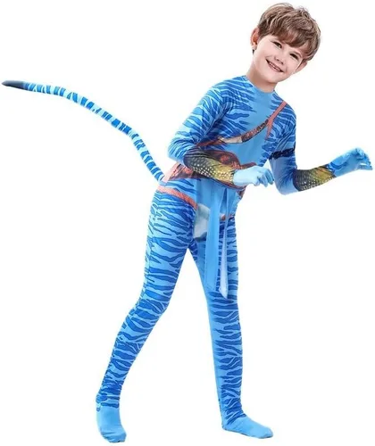 Vista 2 de Naeviwth Disfraz de Halloween de elastano para niños, overol completo de extraterrestres para niños y niñas