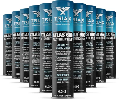 Vista 4 de TRIAX Atlas 600 - Grasa completamente sintética - Ultra resistente - Todas las quintas ruedas, rodamientos, juntas, pivotes, pernos - Súper adhesivo