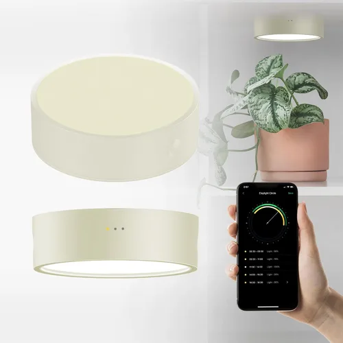 Vista 9 de ONF Mist O Shelf - Luz magnética LED colorida para promover el crecimiento de plantas de interior, puerto tipo C adaptable para decoración
