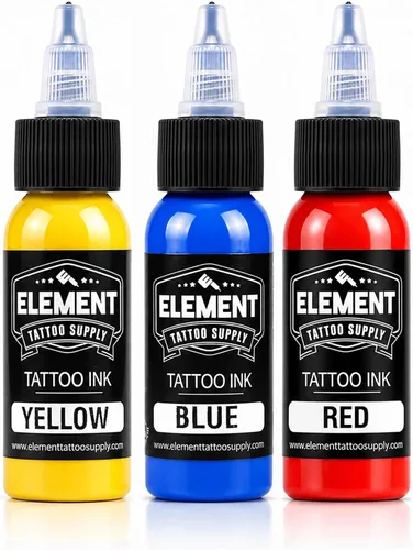 Vista 19 de Element Tattoo Supply - Tinta negra para tatuaje, 8 onzas, tinta negra Negro