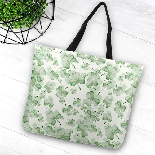 Vista 7 de Dacawin Bolsas de lona para mujer, reutilizables, para compras, viajes, comestibles, bolsa de hombro grande