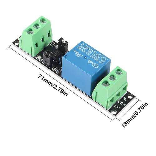Vista 3 de 6 unids 1 canal DC 3 V relé de alto nivel controlador módulo optoacoplador relé módulo aislado unidad control tablero