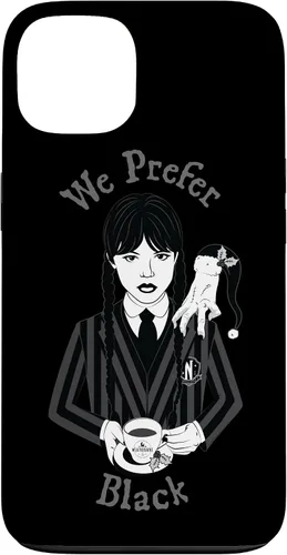 Vista 7 de iPhone 16 Wednesday We Prefer Black - Funda navideña