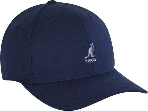 Vista 5 de Kangol Gorra de béisbol de lana Flexfit para hombre, mujer Azul oscuro