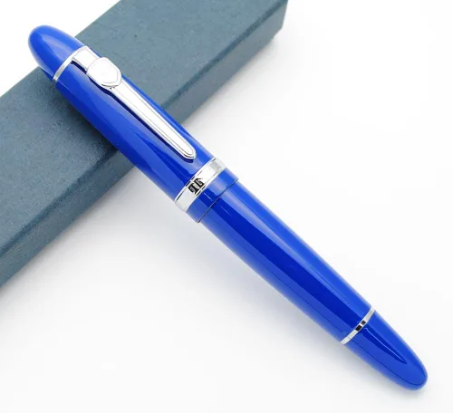 Vista 8 de JINHAO 159 - Pluma estilográfica M (negra con clip dorado)