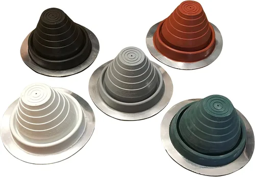 Vista 2 de EAGLE 1: #3 Bota de metal para tubería de techo – Cortada para adaptarse a casi cualquier tubería – Bota de tubería flexible y ajustable – (marrón)