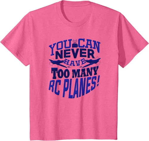 Vista 40 de RC Plane You Can Never Have Too Many RC Aviones Hobby Lover - Camiseta, gris, S