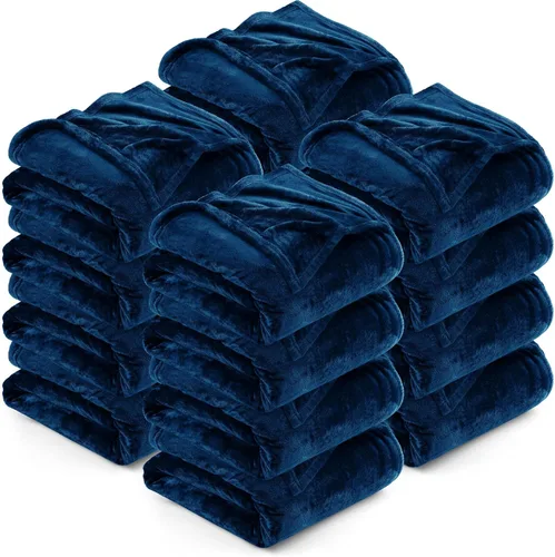 Vista 13 de Utopia Bedding - Manta de vellón de lujo, mullida, antiestática; manta de suave microfibra de 8.8 oz/yd² (300 g/m²) para sofá y cama; tamaño Gris