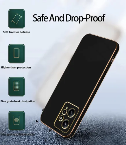 Vista 5 de Compatible con Redmi Note 12 4G Funda Silicona Rosa, Chapado para Xiaomi Redmi Note 12 4G Funda de teléfono a prueba de golpes Funda delgada y suave