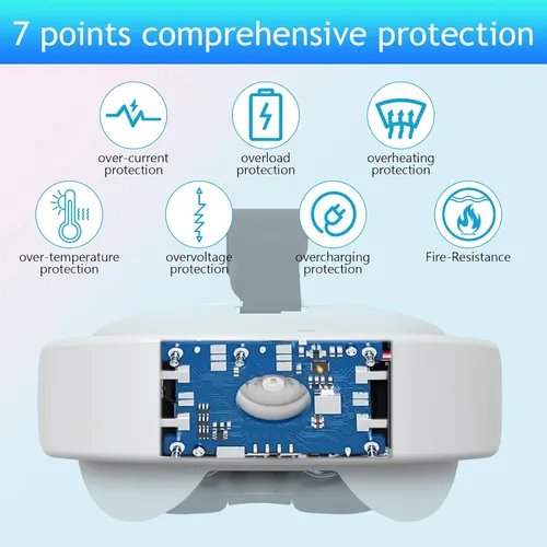 Vista 9 de Head Strap with Battery for MetaOculus Quest 3,6000mAh Fast Charging VR Power,Adjustable Elite Strap Replacement Accessories for OculusMeta Quest 3