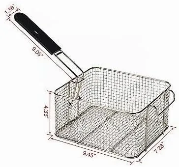 Vista 3 de 6L Freidora eléctrica Comercial Mesa Restaurante Frying Basket Scoop 2500W