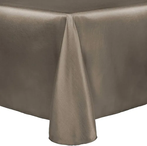 Vista 45 de Mantel reversible de satén Shantung de Ultimate Textile Majestic 72.0 x 1.0 in ovalado, Satin, Paquete de 2