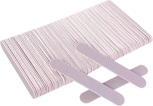 Vista 13 de Mini limas de uñas a granel (100 unidades), lima de uñas de doble cara para uñas naturales, juego de herramientas de manicura, lima de uñas